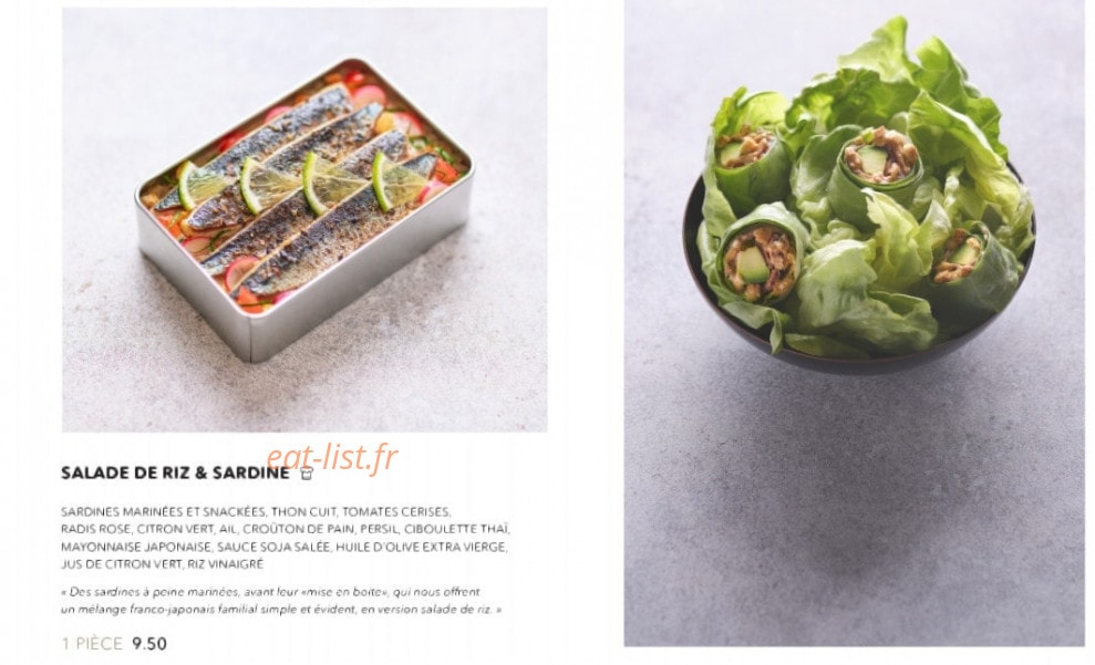 Sushi Shop — carte page 3