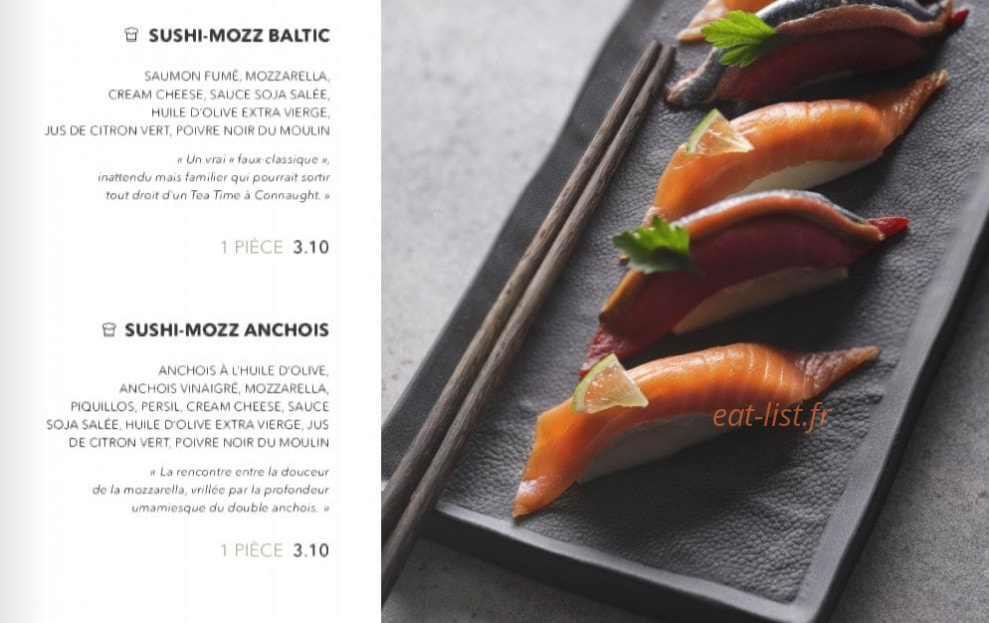 Sushi Shop — carte page 4