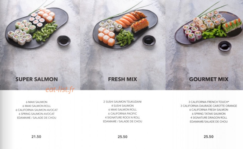 Sushi Shop — carte page 12