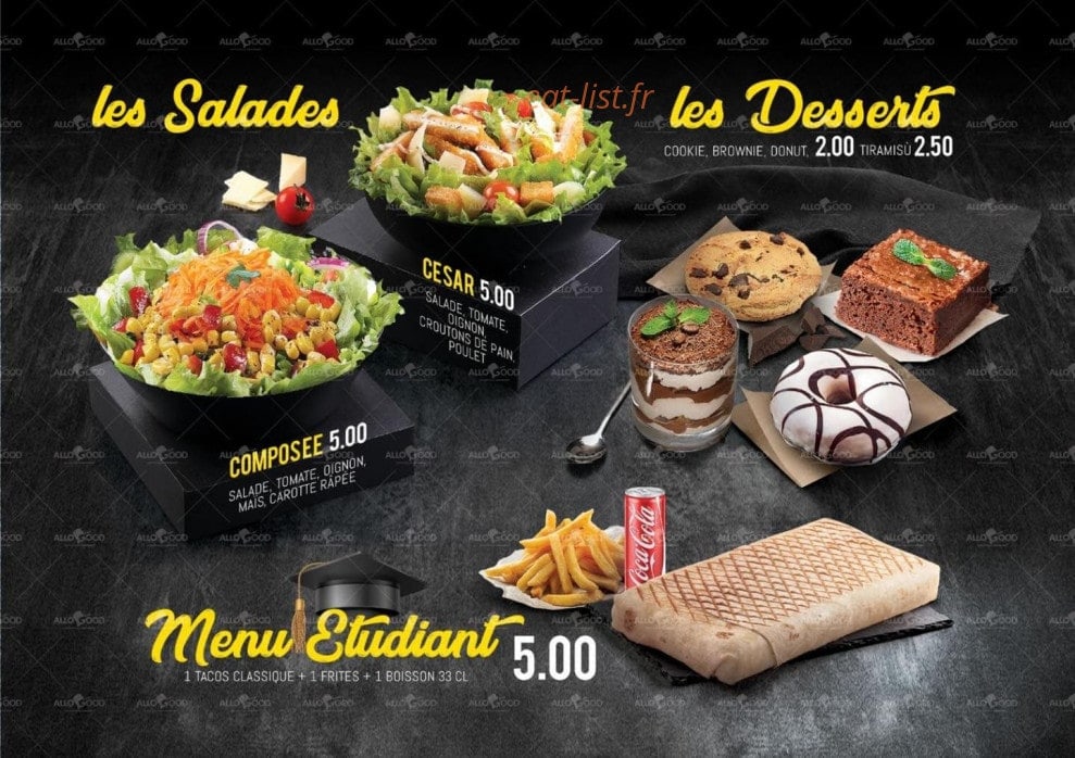 The food fac’tory — carte page 2