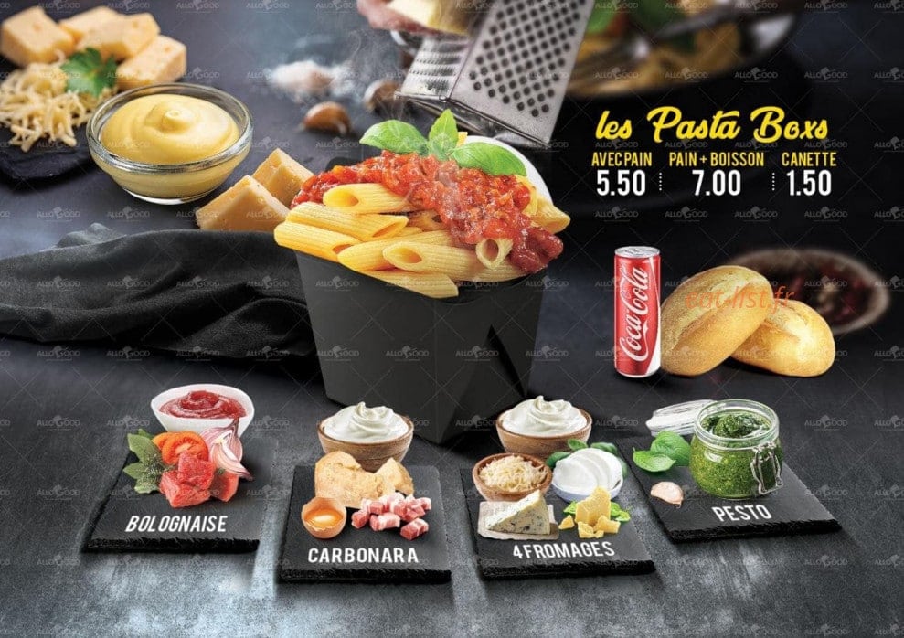 The food fac’tory — carte page 1