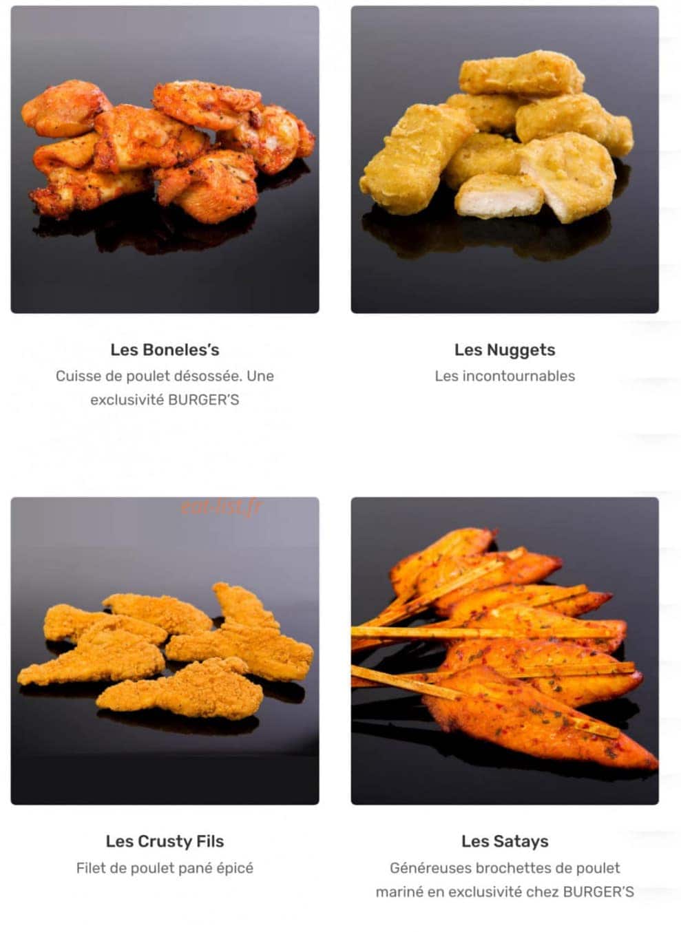 Burger's — carte page 3
