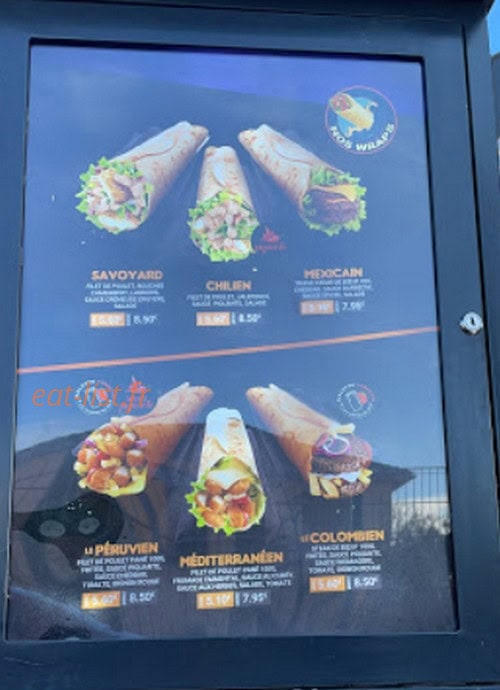 Burger World — carte page 2