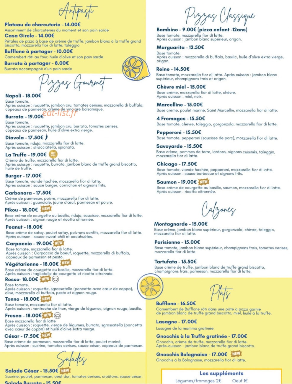 Casa viale — carte page 1