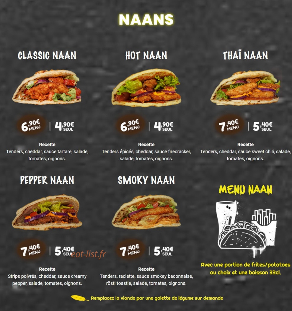 Chicken Time — carte page 5