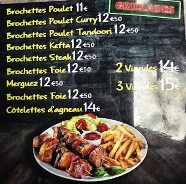 Chik'N Burger 8 lyon — carte page 2