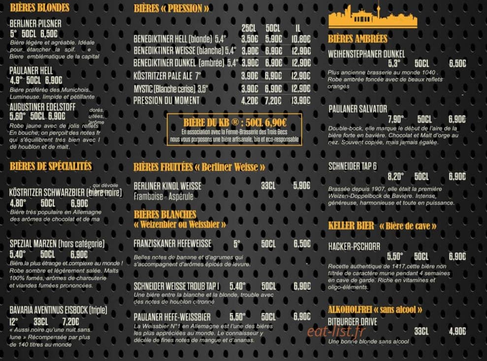 Kaffee Berlin — carte page 6