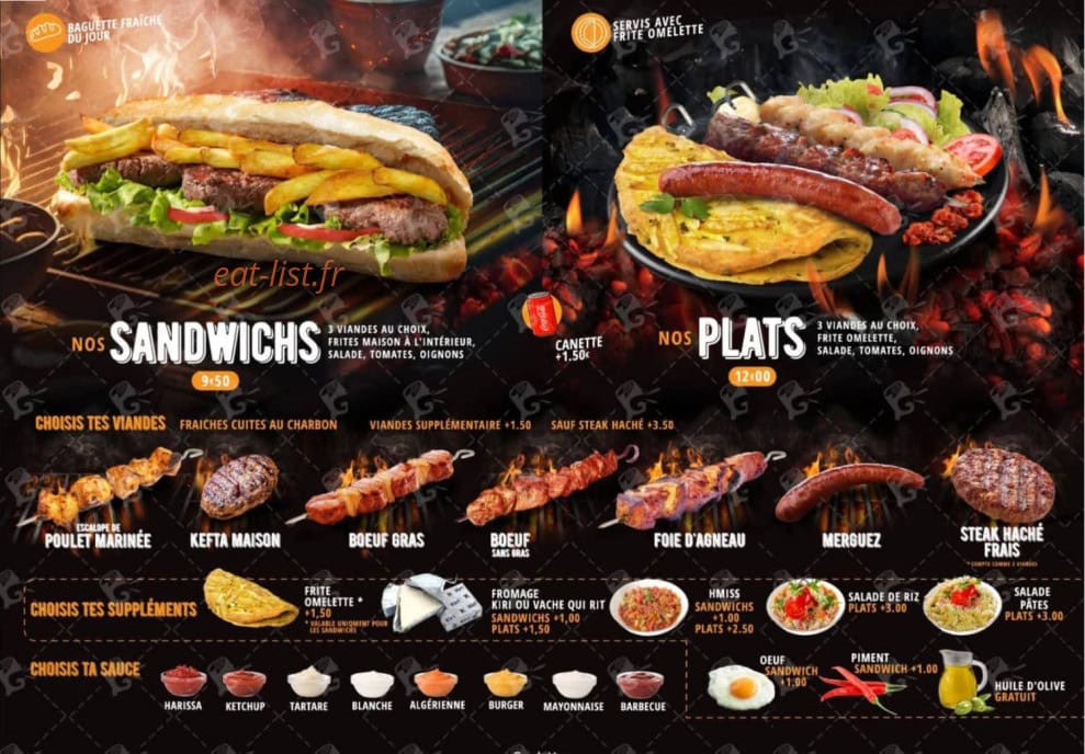 Carte et menu de Le 131 à Lyon 8 — Menu 2
