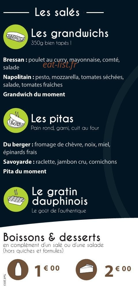 Le Moulin à Salades — carte page 2