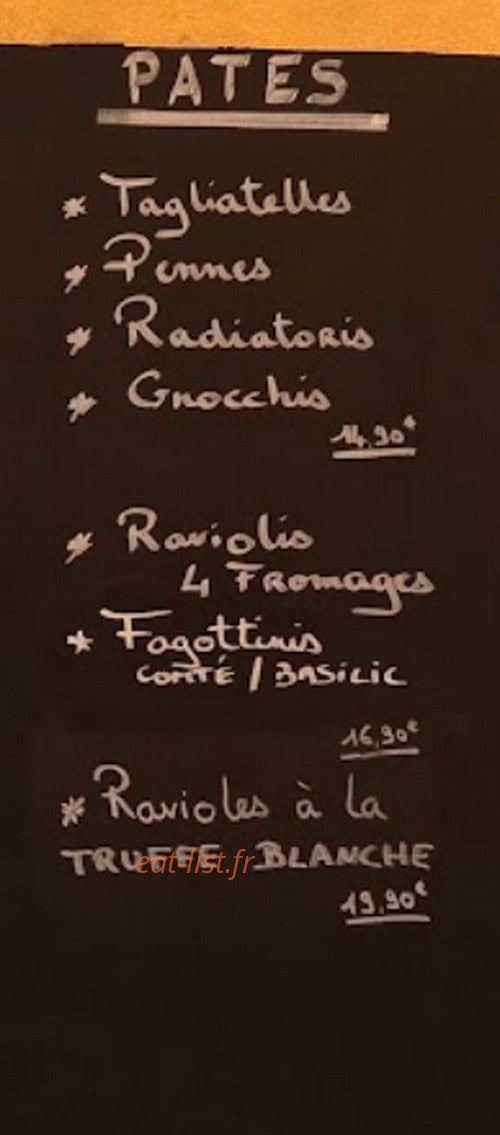 Le Pastalicious — carte page 2