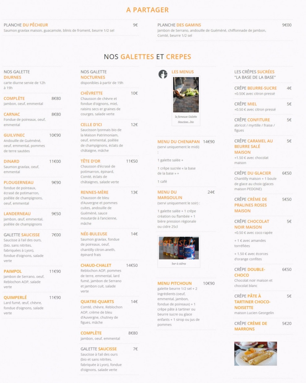 Les Gamins de la Place — carte page 1