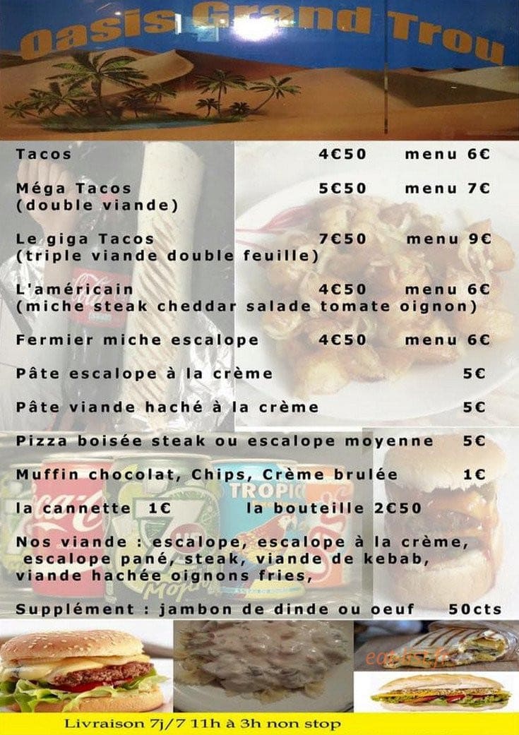 Oasis Grand Trou — carte page 1