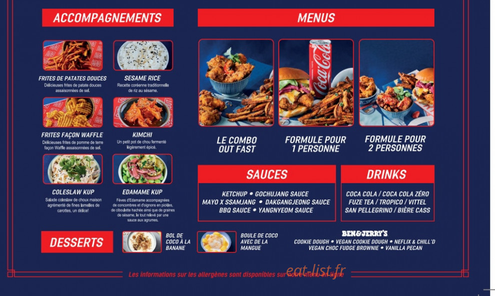 Out Fry — carte page 2