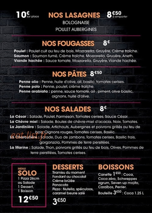 Pizz'amore — carte page 3