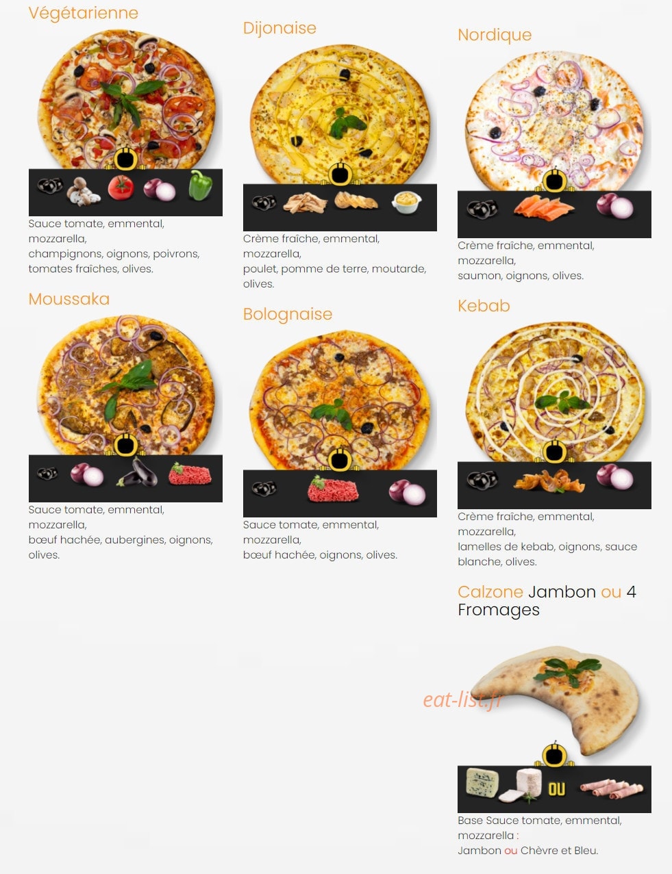 Pizza 51 — carte page 3