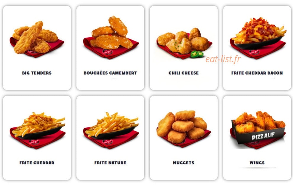 Pizzalif — carte page 4