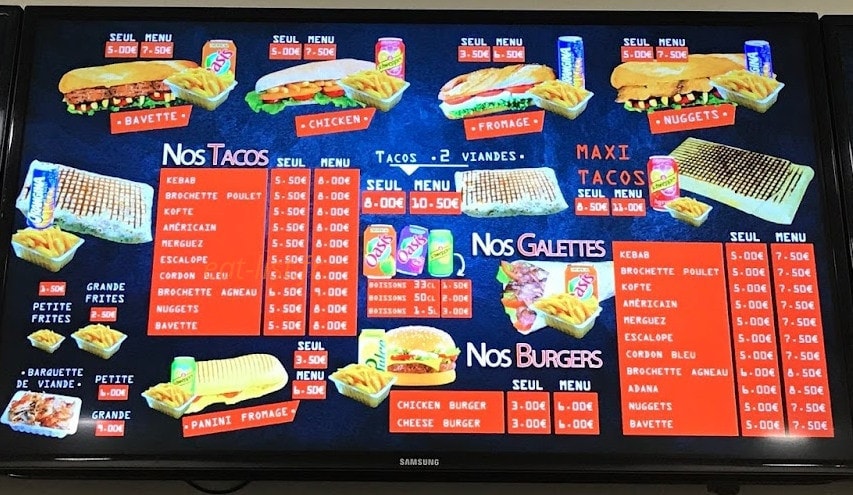 Restaurant Istanbul — carte page 3