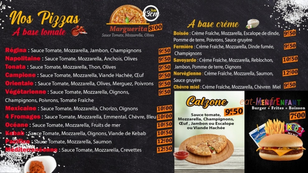Resto Jeser — carte page 3