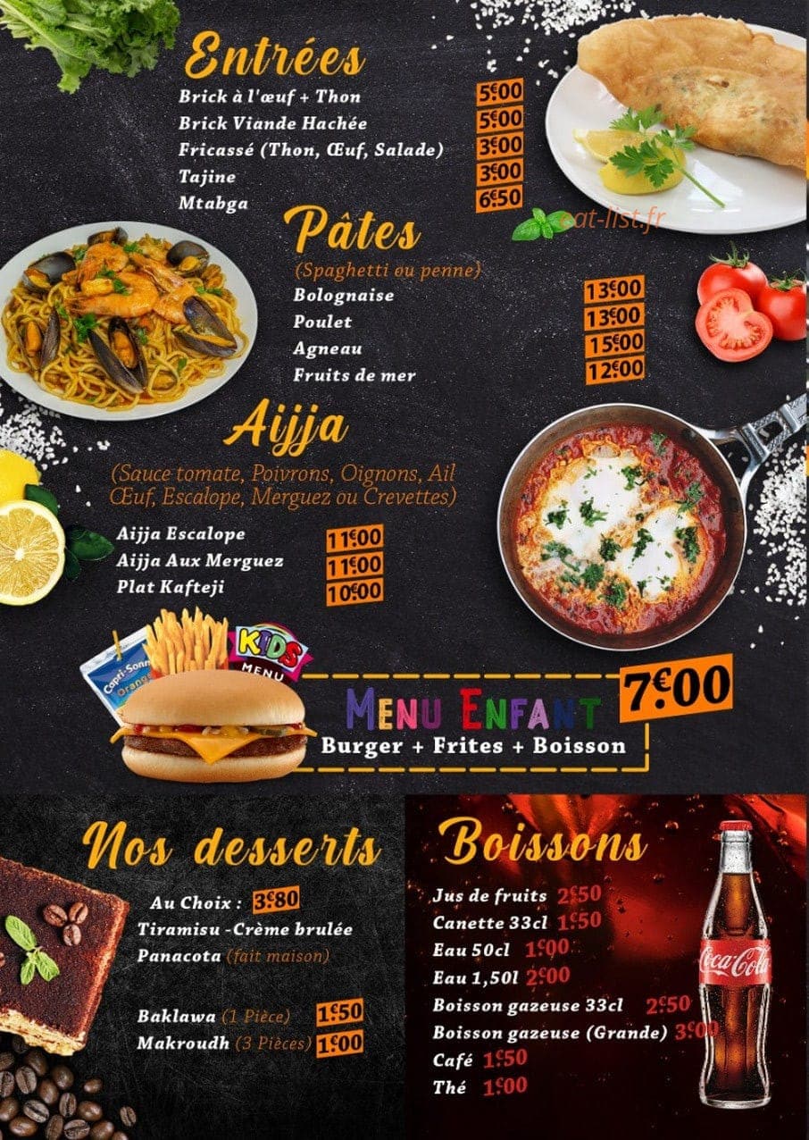 Resto Jeser — carte page 2