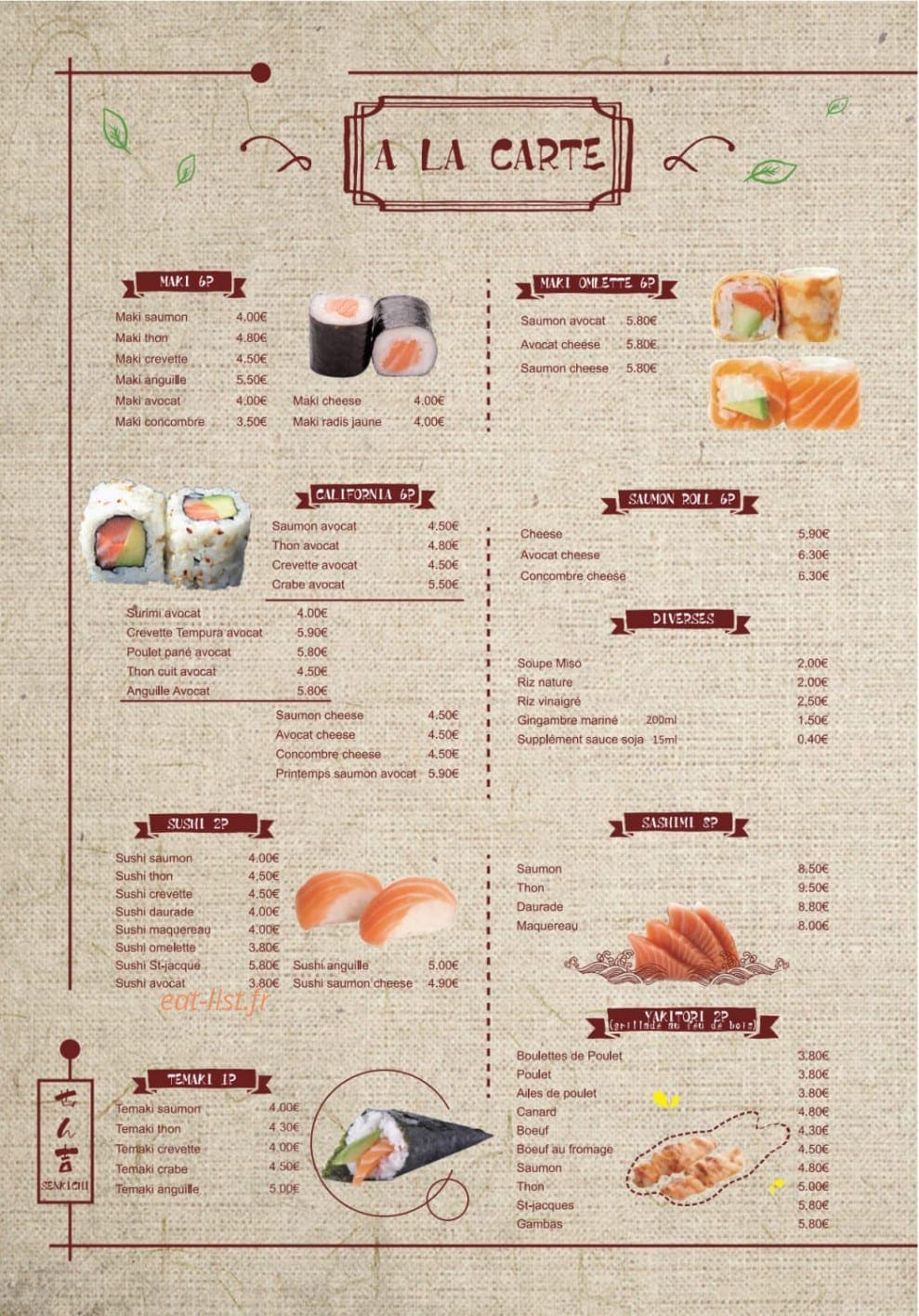 Senkichi — carte page 2