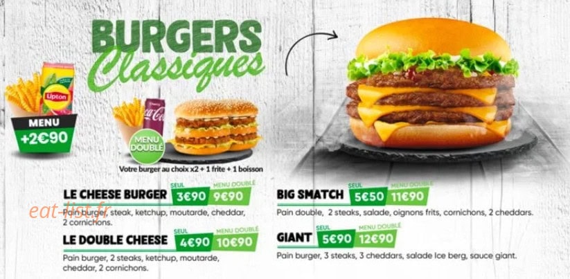 Smatch And Beef — carte page 2