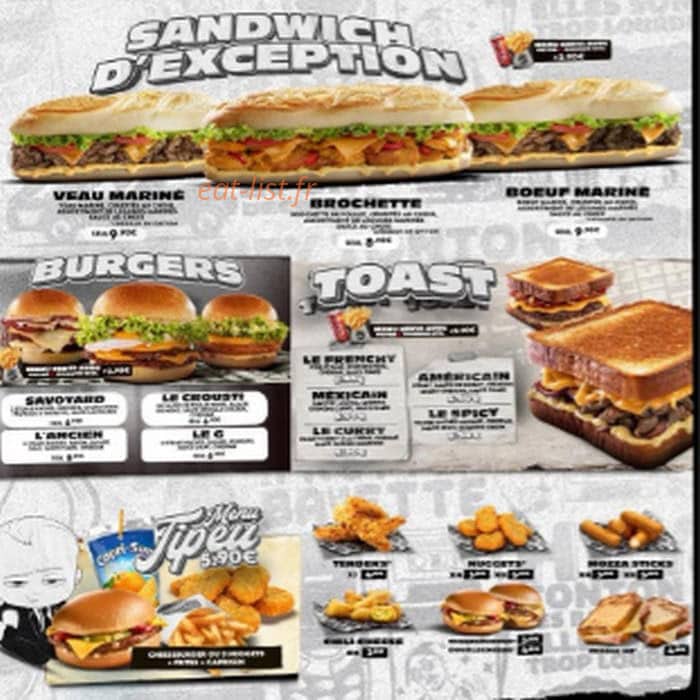 Subway — carte page 3
