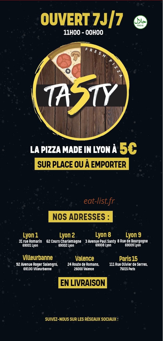 Ta5ty — carte page 1