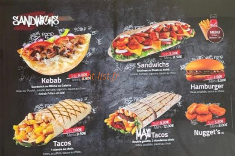 69 Street Kebab — carte page 2