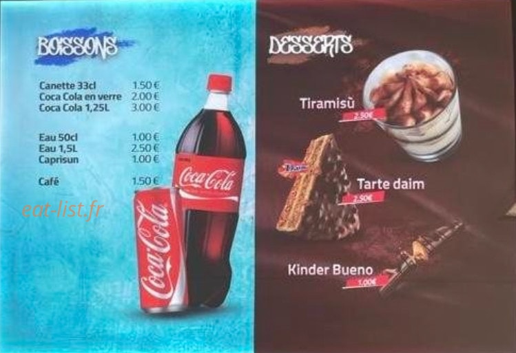 69 Street Kebab — carte page 3