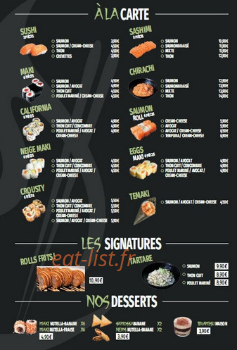 Asian House — carte page 6