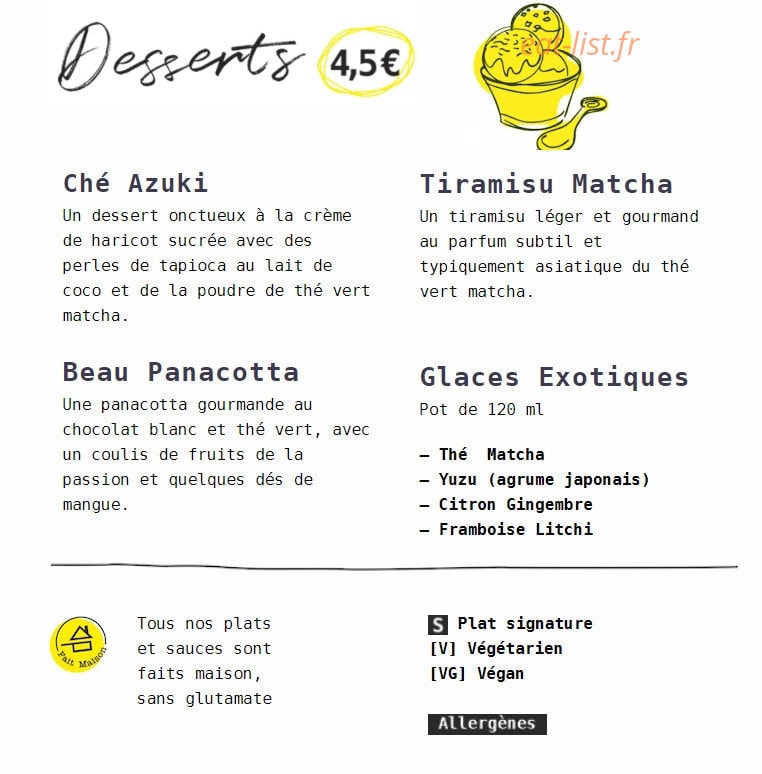 Beau & Bún — carte page 5