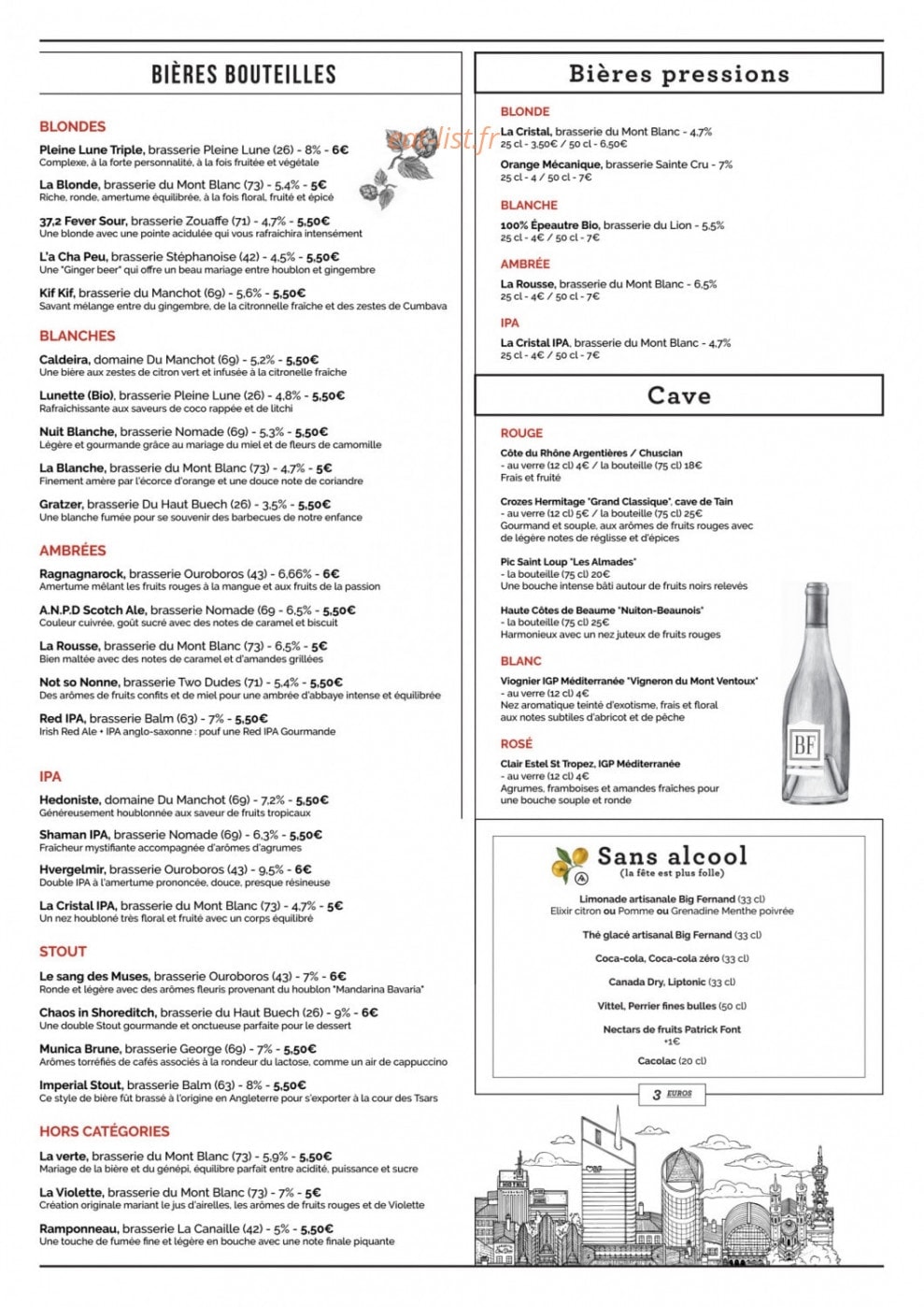 Big Fernand — carte page 2
