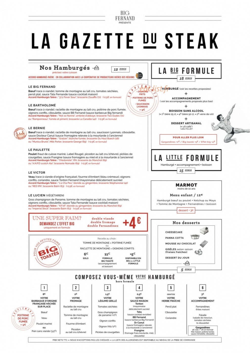 Big Fernand — carte page 1