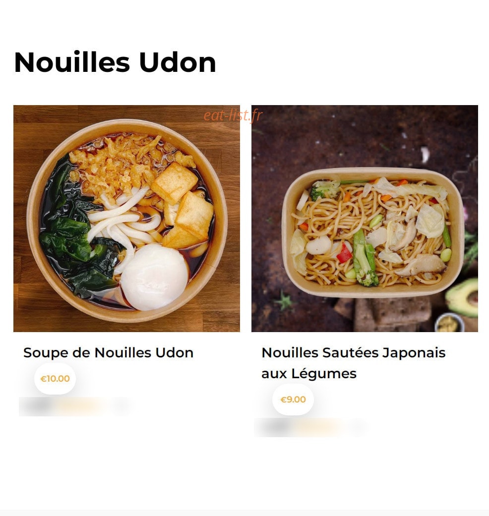 Bon Wok — carte page 5