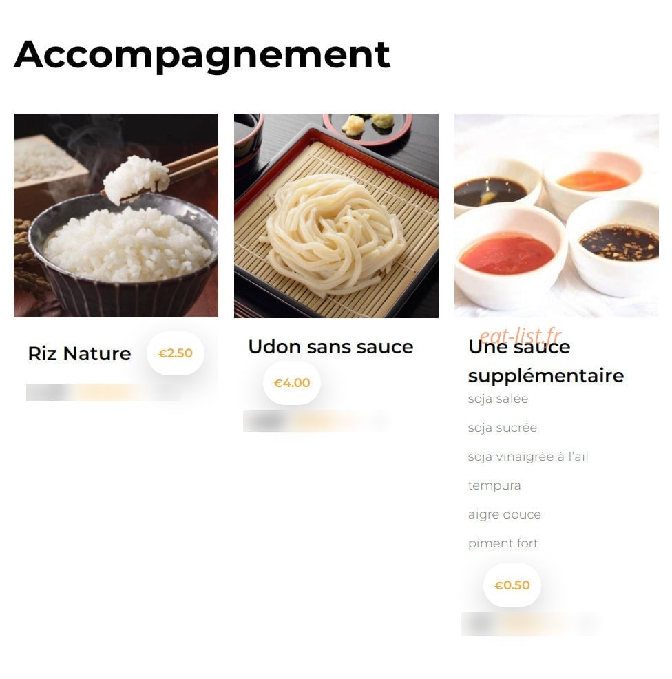 Bon Wok — carte page 3