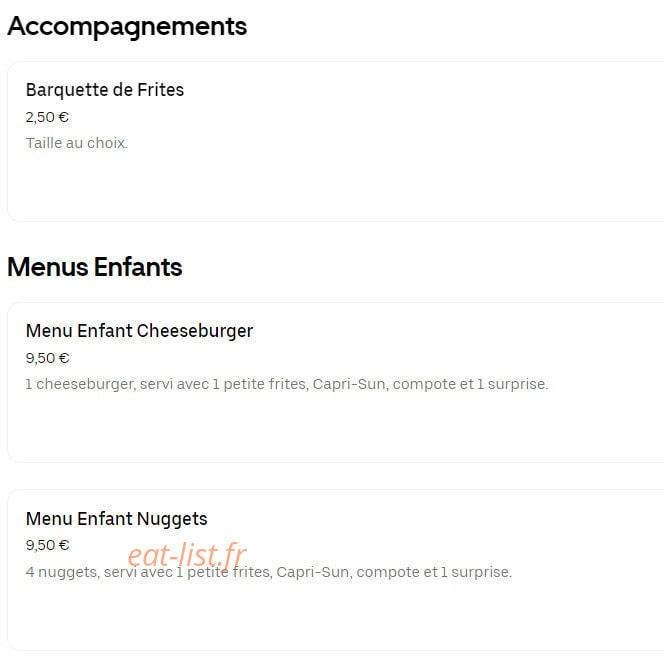 Break food — carte page 4