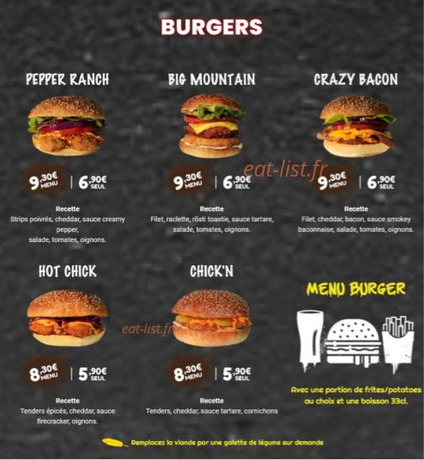 Chicken Time Vaise — carte page 3