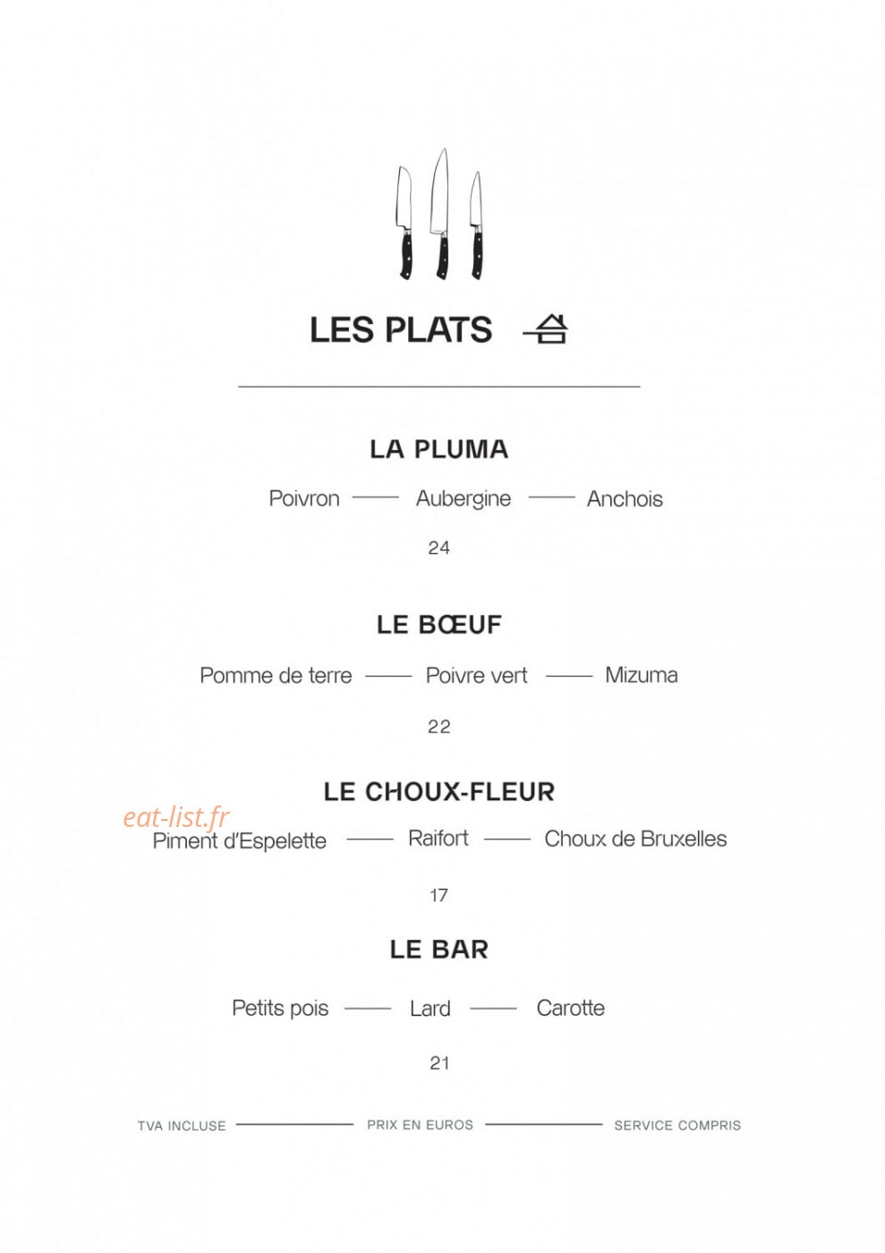 Comptoir B — carte page 4