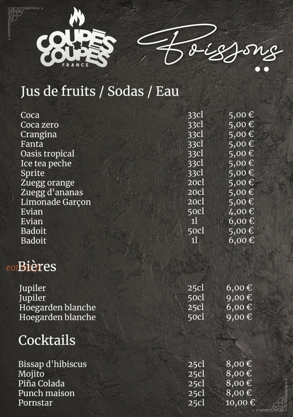 Coupés-coupés — carte page 3
