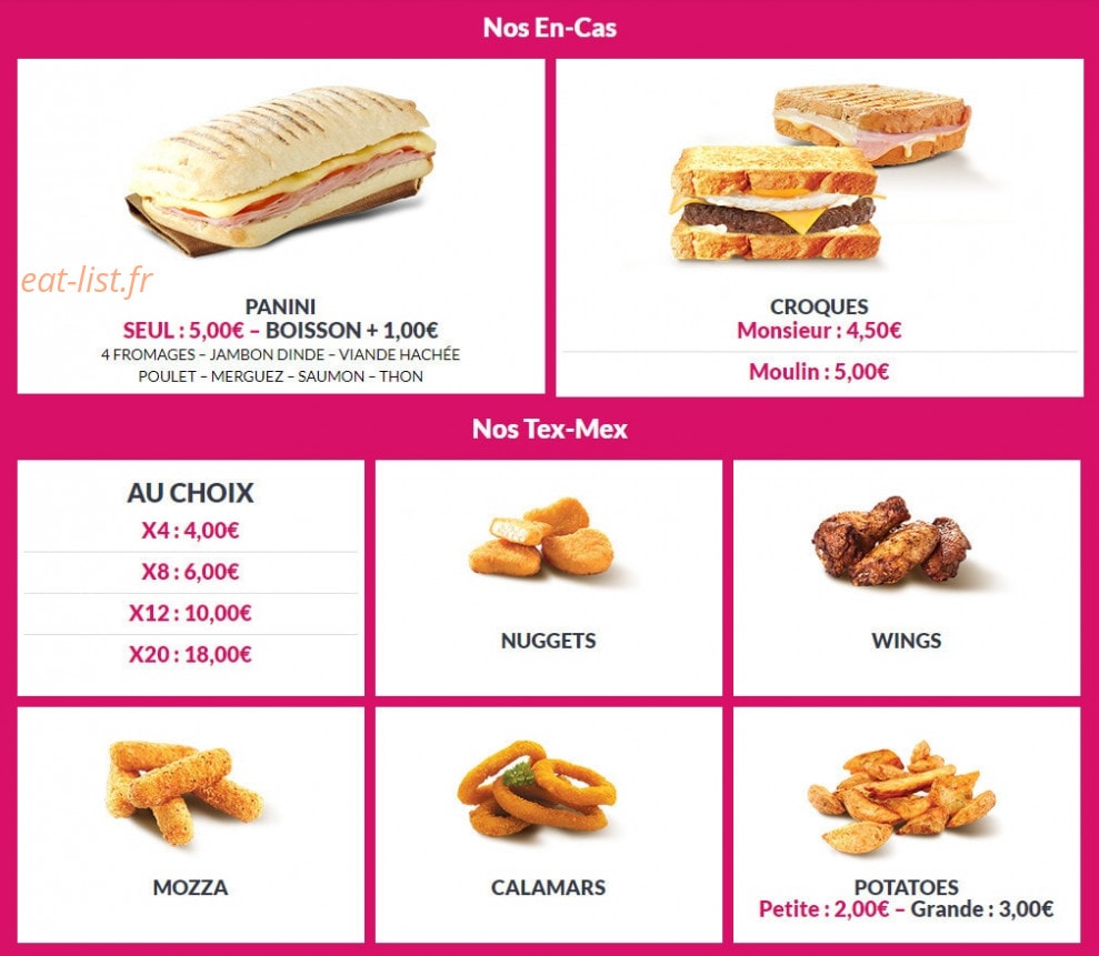 Express Pizza — carte page 5