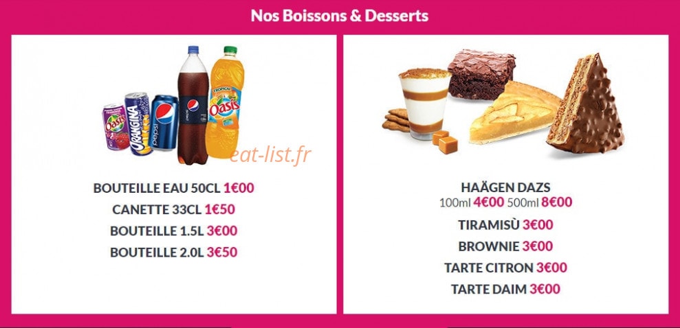 Express Pizza — carte page 7