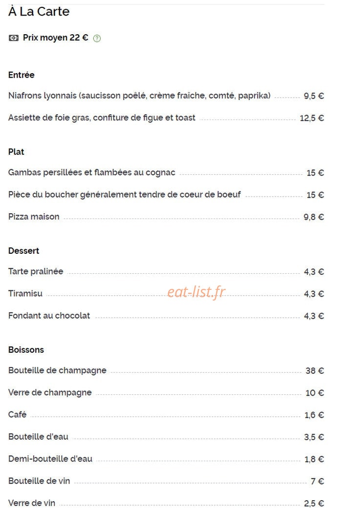 Fée Maison — carte page 1