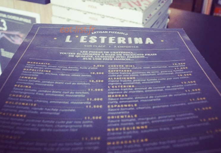 L'Esterina — carte page 1