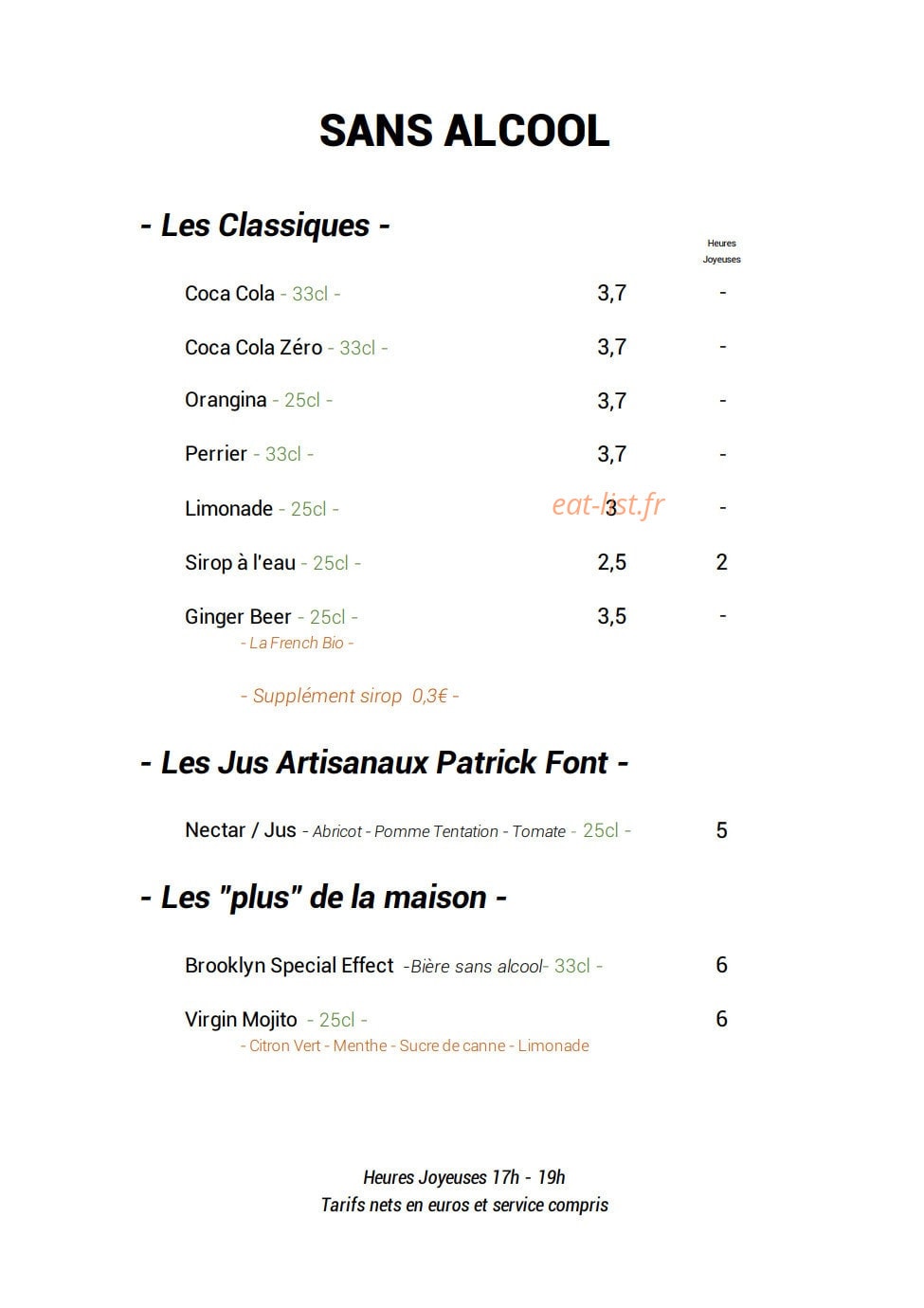 La Balonge — carte page 7