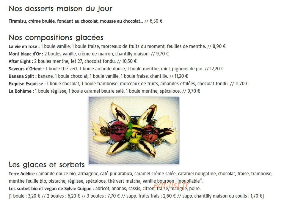 La Ferme — carte page 3