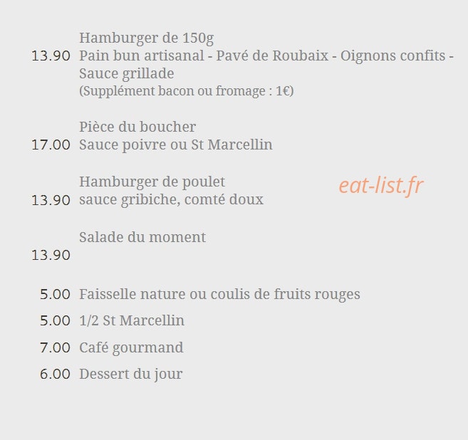 Le Comptoir de l'industrie — carte page 1