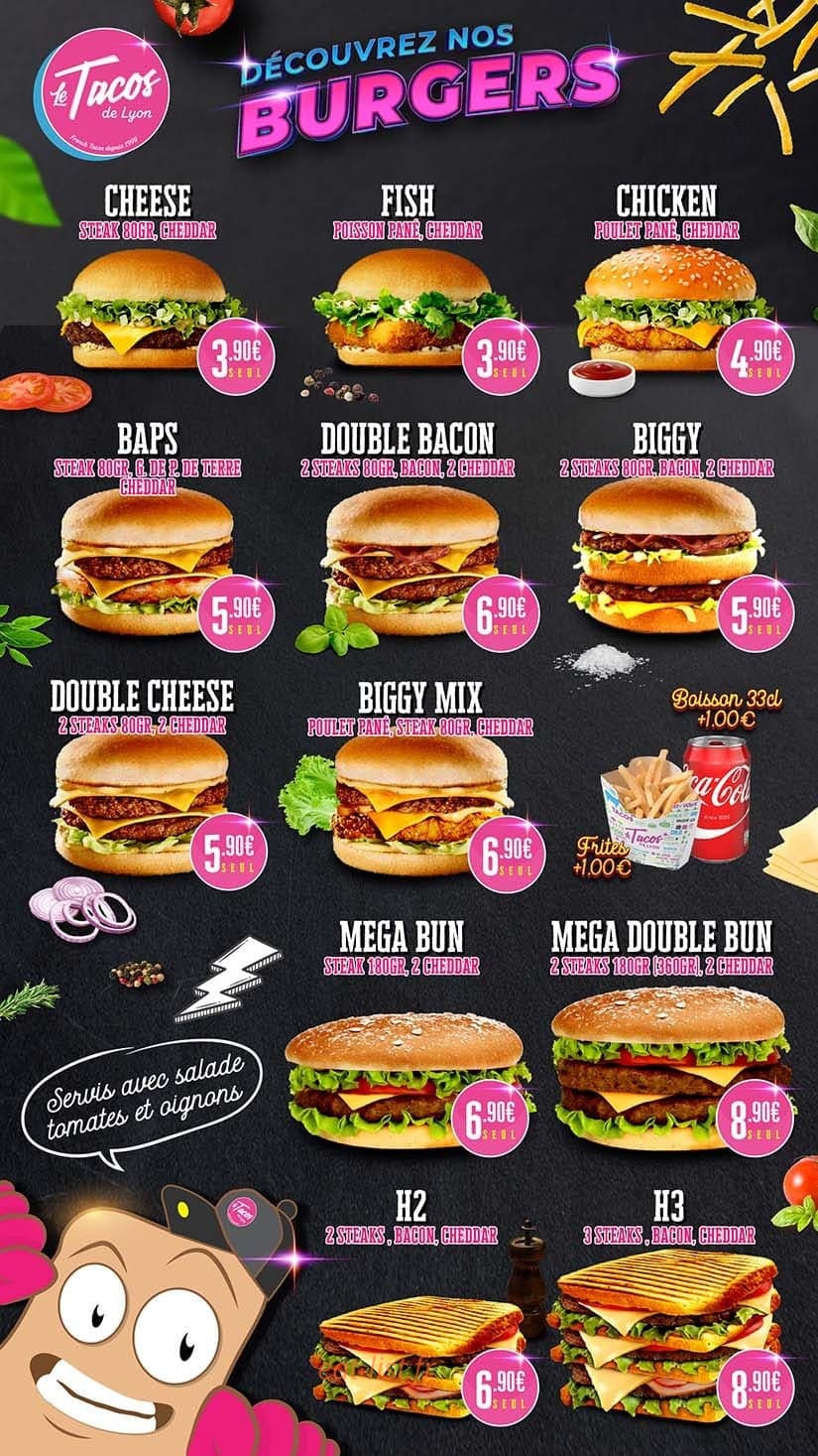 Le Tacos De Lyon — carte page 4