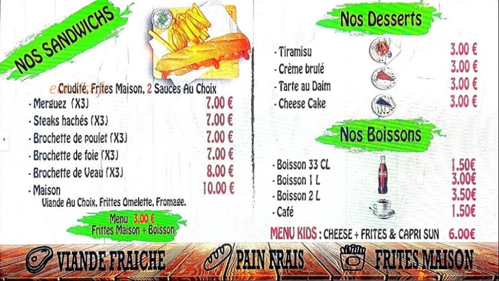 O'Grill — carte page 3