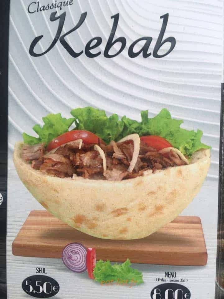 One Minute Kebab — carte page 3