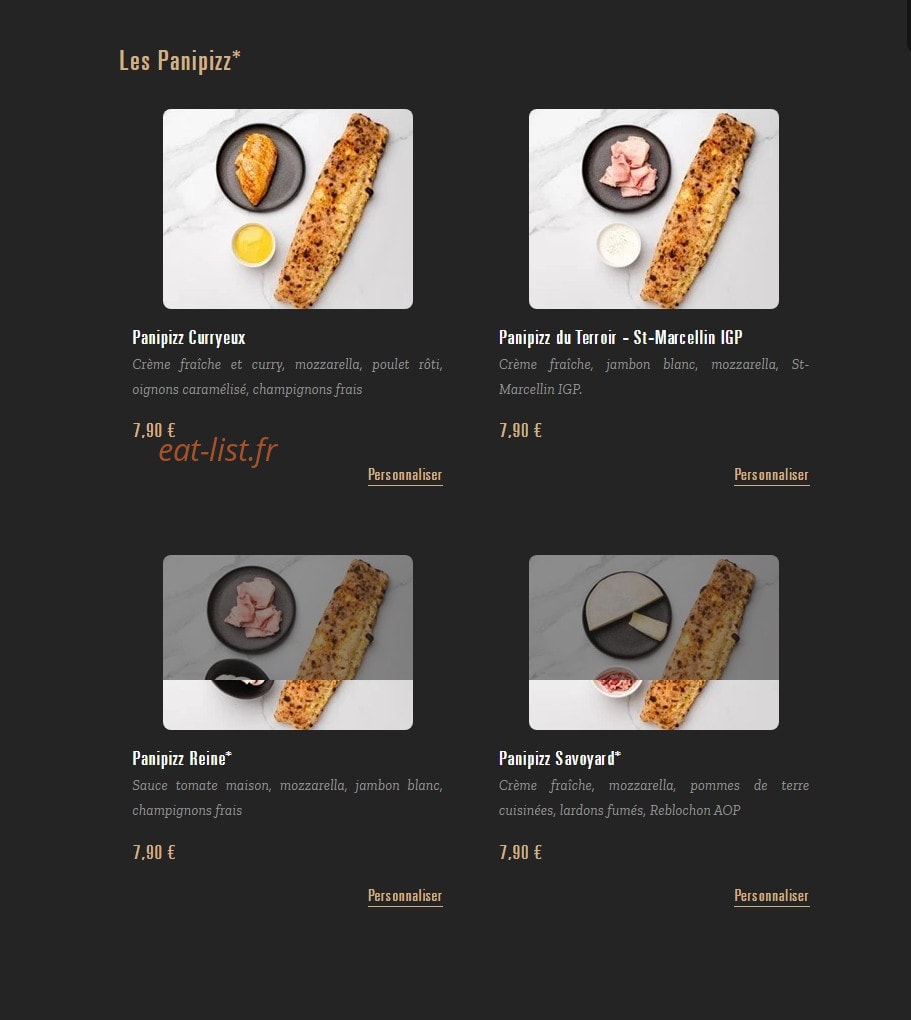 Pizza Cosy — carte page 5